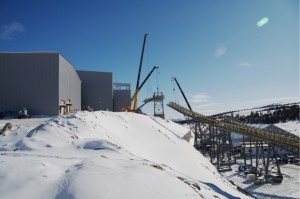 Here is a 3 crane lift in the arctic in march of 2010, At the Yukon zinc project I was the construction safety coordinator for surface construction. In this photo we are installing conveyor parts