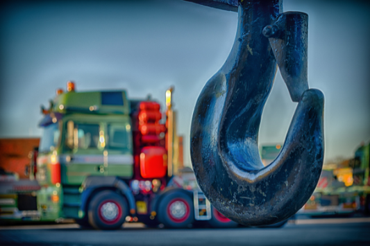 Crane Hook Ready for Lifting